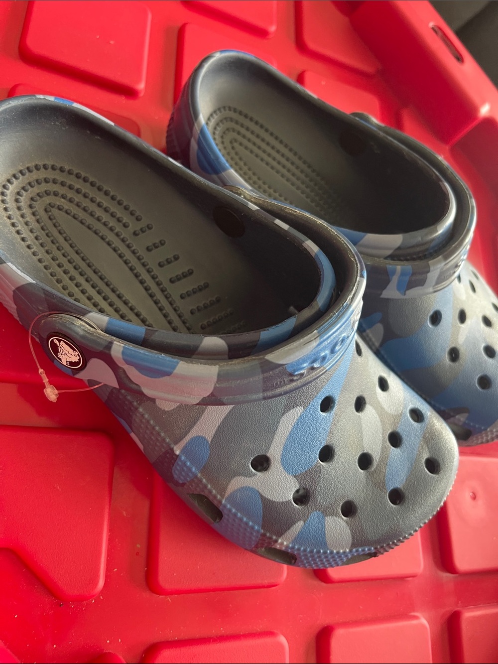 Black, blue and grey crocs - Picture 3 of 4